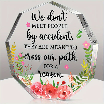Mother's Day Polygonal Acrylic Ornaments