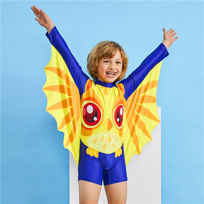 Siamese Hooded Boys Swim Trunks Big Kids Student Swimwear