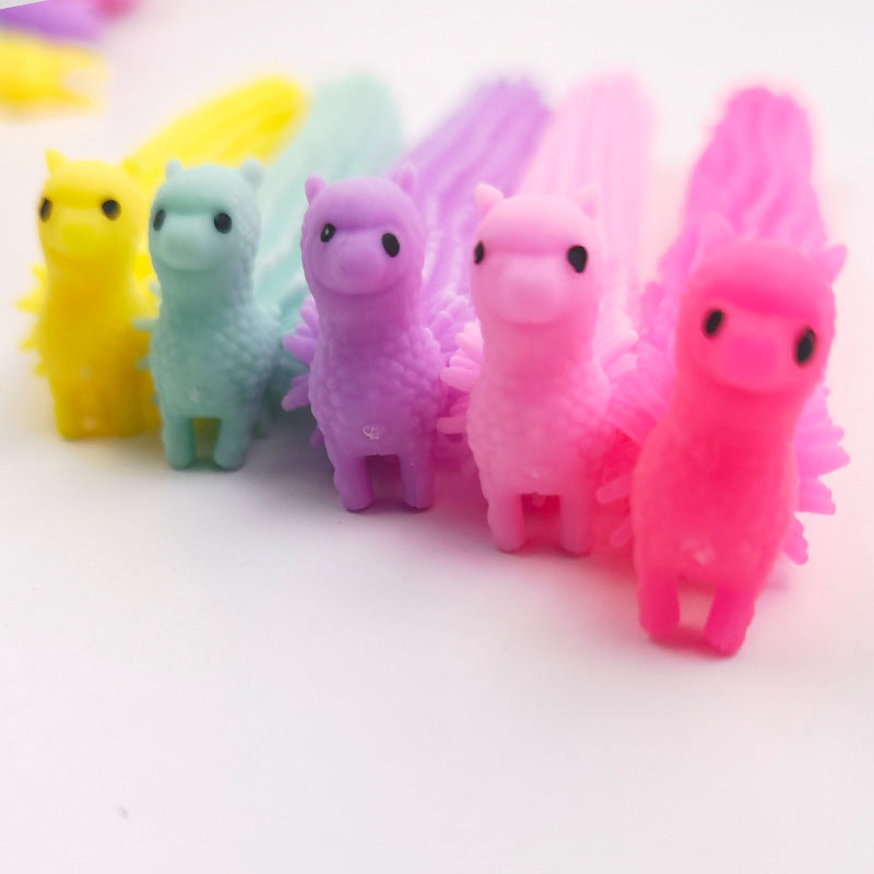 5 Pieces Unicorn Lala Bracelet Soft Rubber TOY