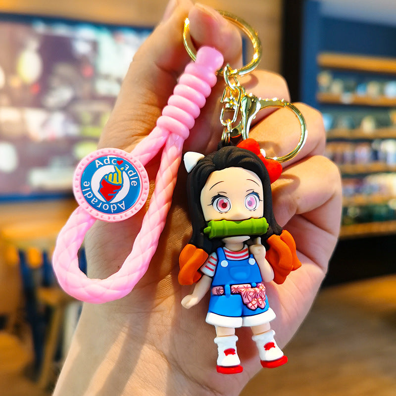 Cartoon PVC Soft Keychain Cute Keychain