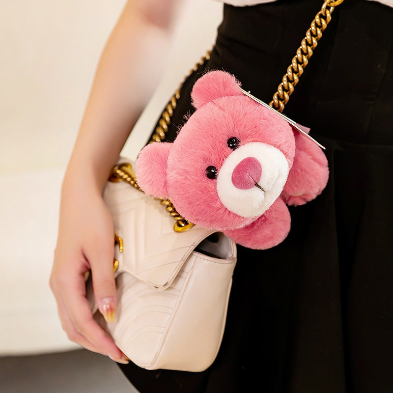 Wholesale Cartoon Panda Snap Ring Plush Toy Bracelet