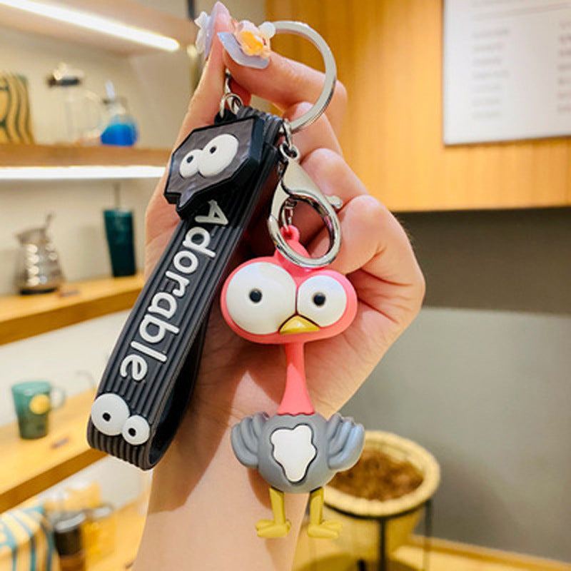 Cartoon Silicone Animal Giraffe Cute Creative Keychain