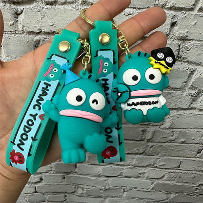 Cartoon PVC Silicone Keychains Creative Keychain