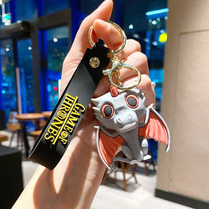Cartoon PVC Soft Keychains Creative Keychain
