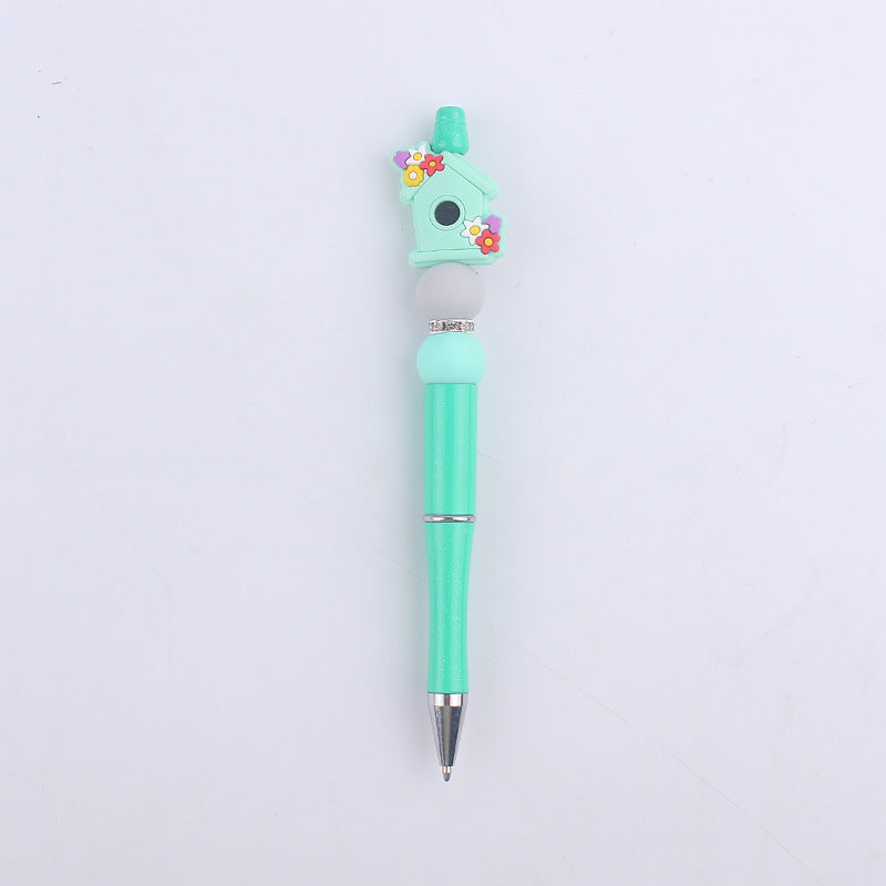 Cartoon Greenhouse Silicone DIY Bead Pen