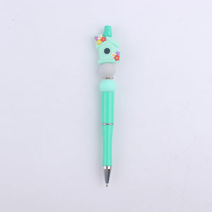 Cartoon Greenhouse Silicone DIY Bead Pen