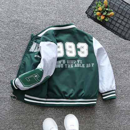 Wholesale Casual Spring and Autumn Jacket Polyester Baby Clothes