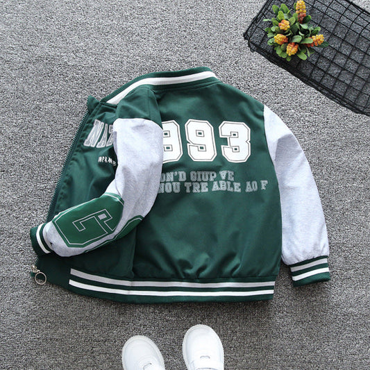 Wholesale Casual Spring and Autumn Jacket Polyester Baby Clothes