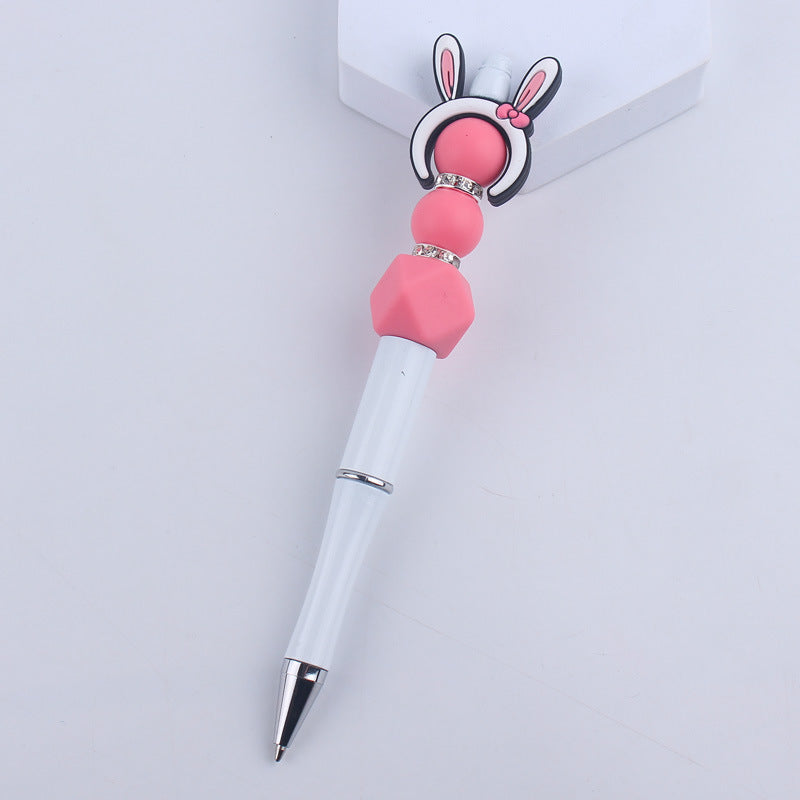 Beaded Pens Cartoon Silicone Beaded Pen
