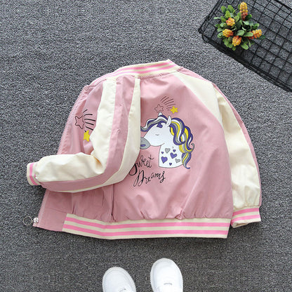 Wholesale Casual Spring and Autumn Jacket Polyester Baby Clothes