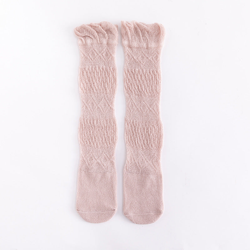 Wholesale Children Cotton Summer Mesh Socks Thin Mosquito Socks