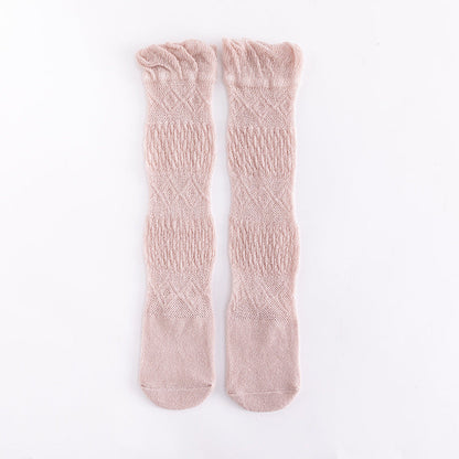 Wholesale Children Cotton Summer Mesh Socks Thin Mosquito Socks