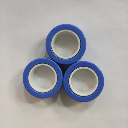 Plastic Decompression Rotating Magnetic Toy Bracelet Rings