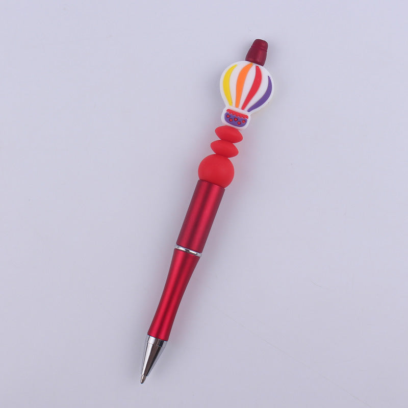 Beadable Pens Hot Air Balloon Beads Plastic Ballpoint