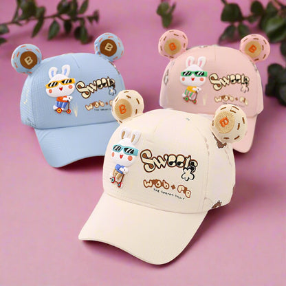 Sweet Glasses Bunny Ears Sun Hat
