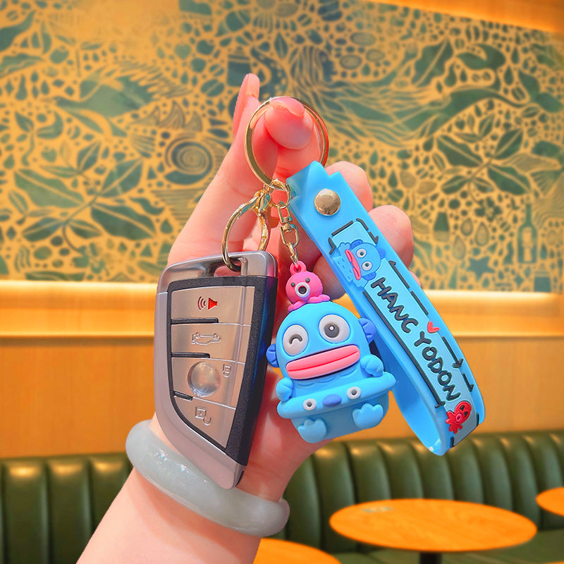Cartoon Fish Silicone Keychain Cute Keychain