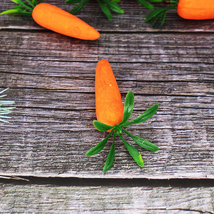 Wholesale Children's Easter Foam Decoration 7cm Simulated Carrot
