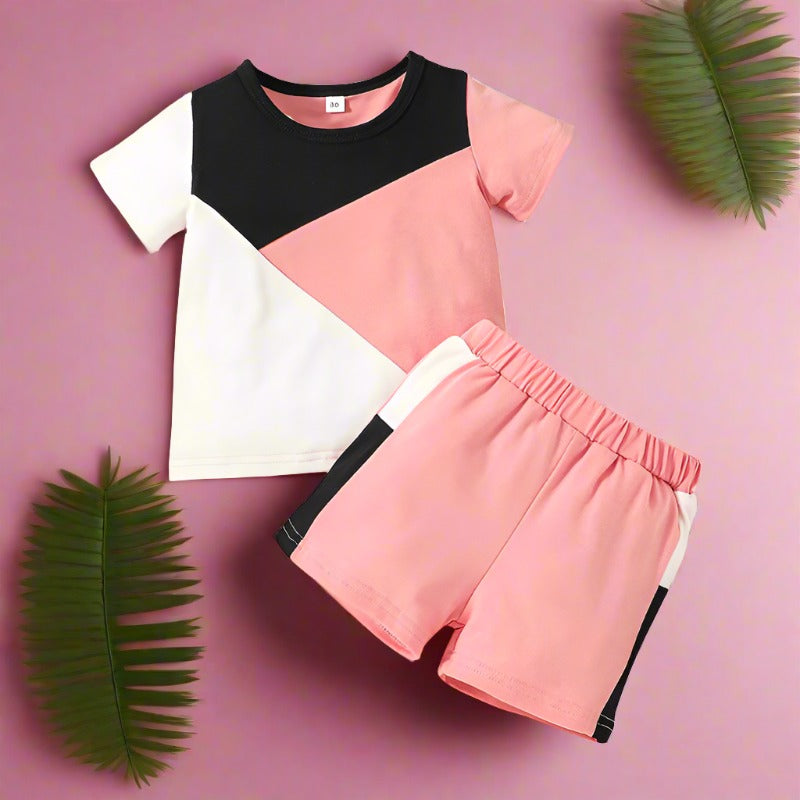 Girls Summer T-Shirt + Pants Set