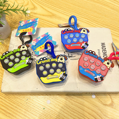 Whack-A-Mole Machine Mini Luminous Unzipping Keychain