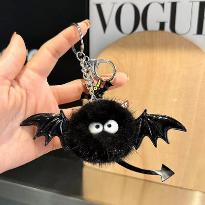 Little Devil Plush Pom Keychain