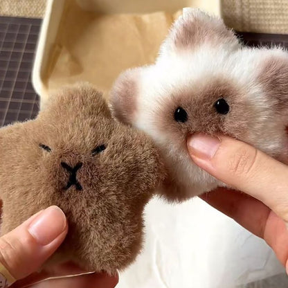 Cute Pufferfish Plush Ball Keychain