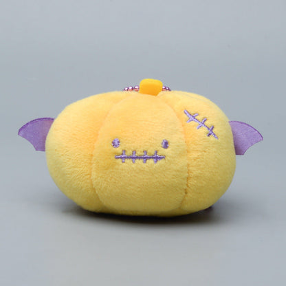 Halloween Pumpkin Spooky Plush Doll Keychain