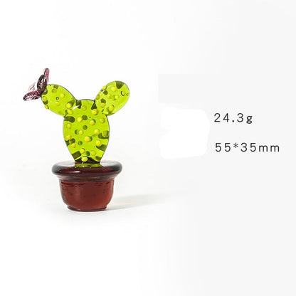 Cactus Potted Glaze Ornaments