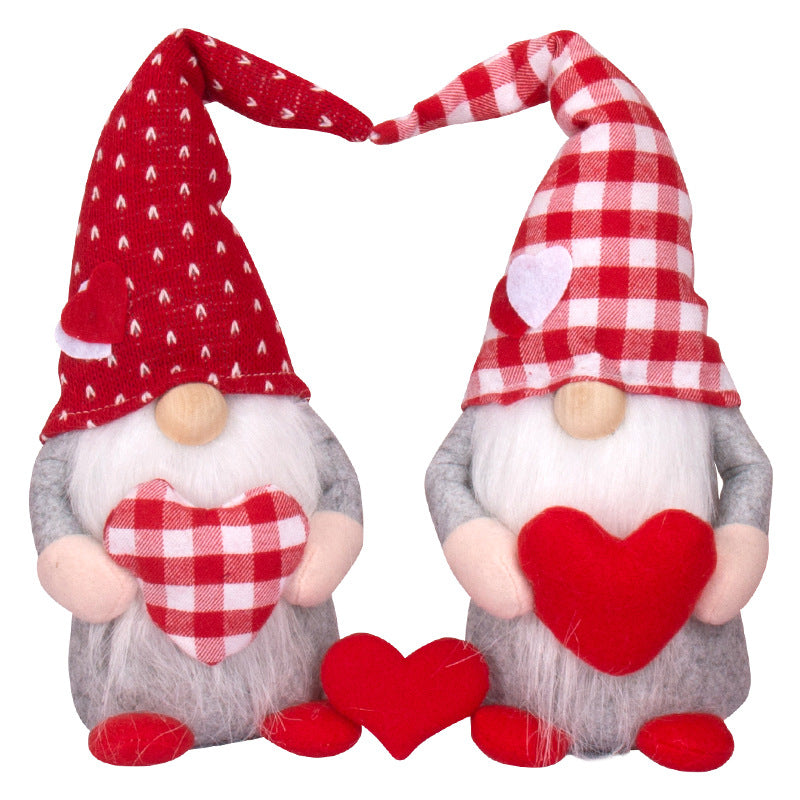 Valentine's Day Love Fabric Figurine Ornaments