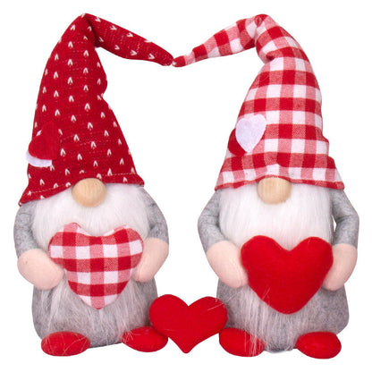 Valentine's Day Love Fabric Figurine Ornaments