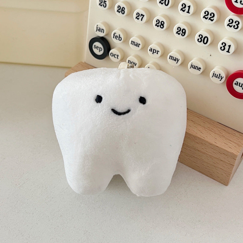 Tooth Doll Plush Keychain