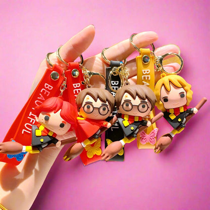 Cartoon PVC Soft Keychains Silicone Creative Keychain