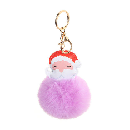 Christmas Ball Environmentally Friendly Leather Santa Claus Plush