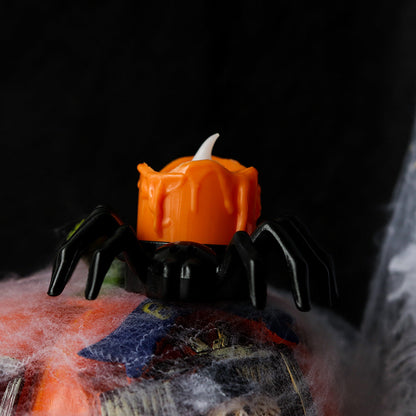 Halloween LED Electronic Candle Plastic Light Luminous Spider