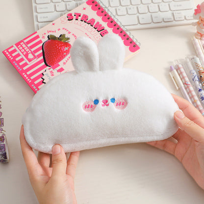 Cartoon Pig Plush Pencil Bag
