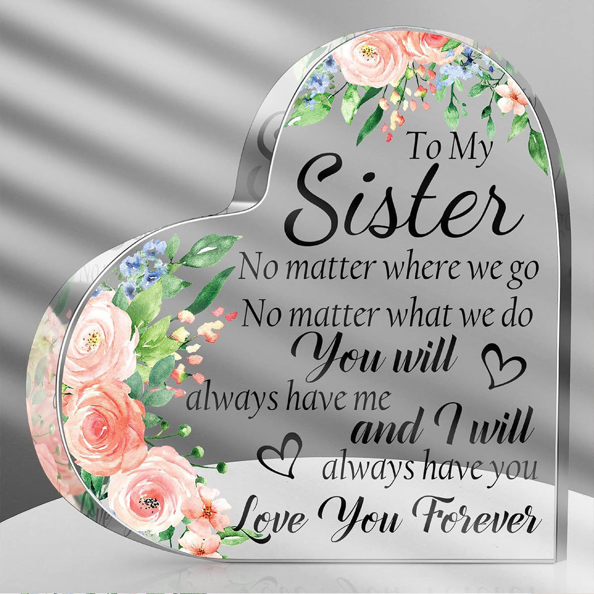 New Valentine's Day Love Transparent Acrylic Mother's Day