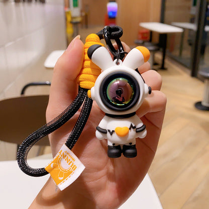 Cartoon Astronaut Love Rabbit PVC Keychain Cute Keychain