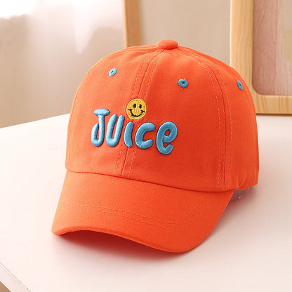 Cotton Embroidered Letter Children's Baseball Caps