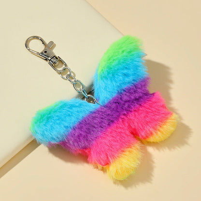 Imitation Rex Rabbit Fur Keychain