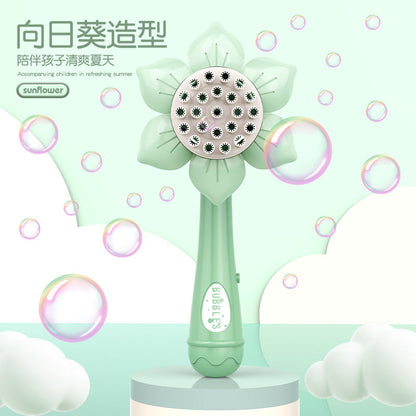 Wholesale 23-hole luminous bubble machine children TOY