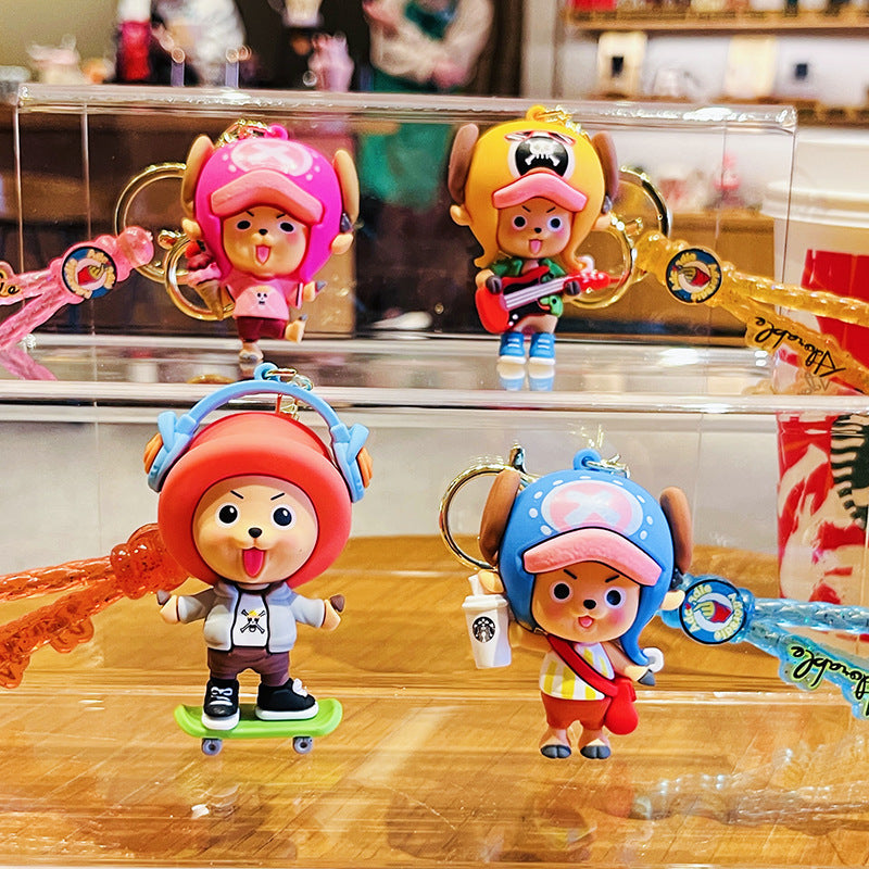 Cartoon Anime PVC Soft Keychain Creative Keychain