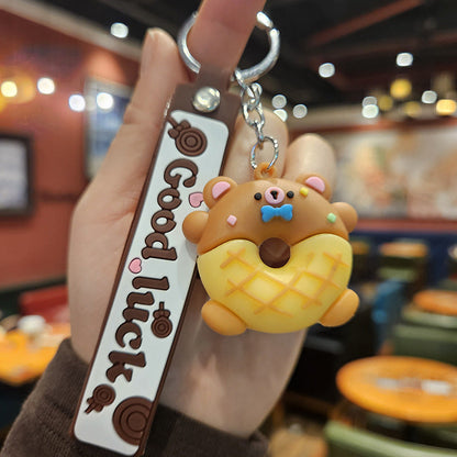 Cartoon PVC Soft Keychains Cute Keychain