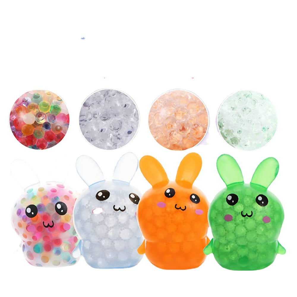 Easter Tpr Bunny Bubble Big Beads Cartoon Bunny