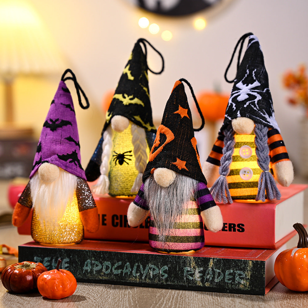 New Halloween Lights with No Face Doll