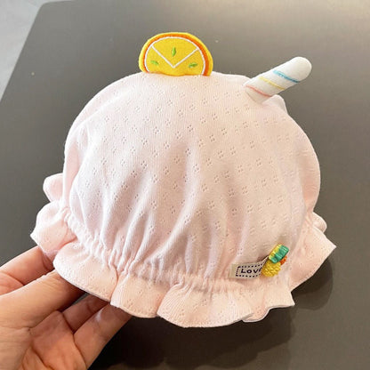 Cotton Kids Summer Thin Mesh Bucket Hat