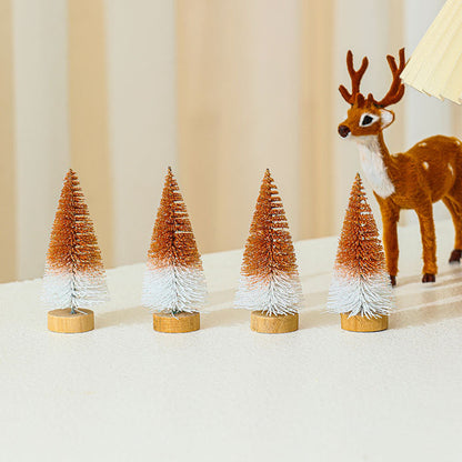 4PCS 10cm*4.5cm Colored Gold Onion Pink Cedar Christmas