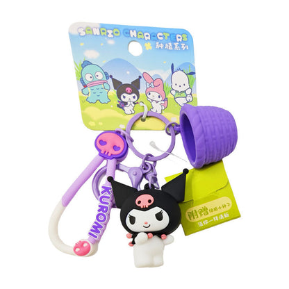 Cartoon KuKu PVC Soft Keychain Creative Keychain