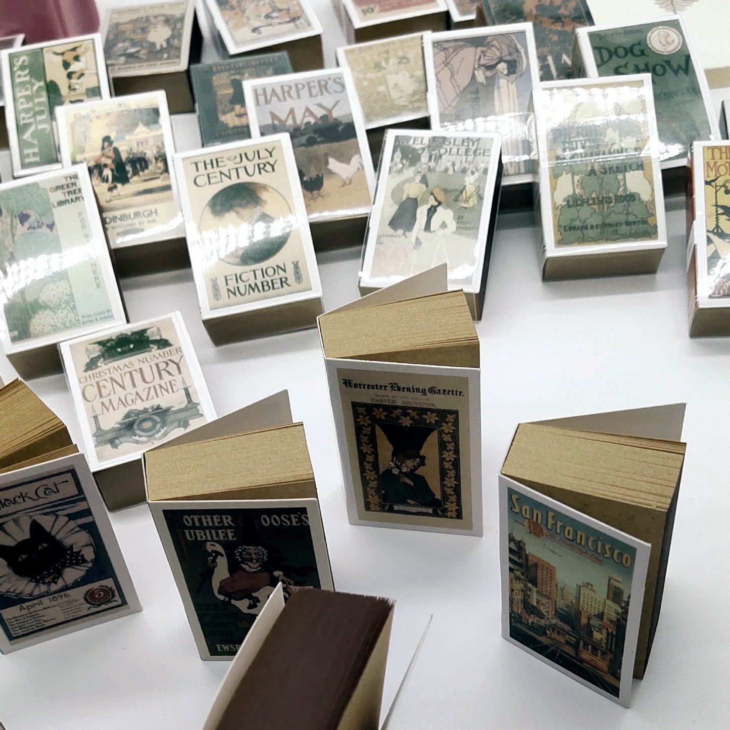 of Paper Retro Matchbox Notebooks
