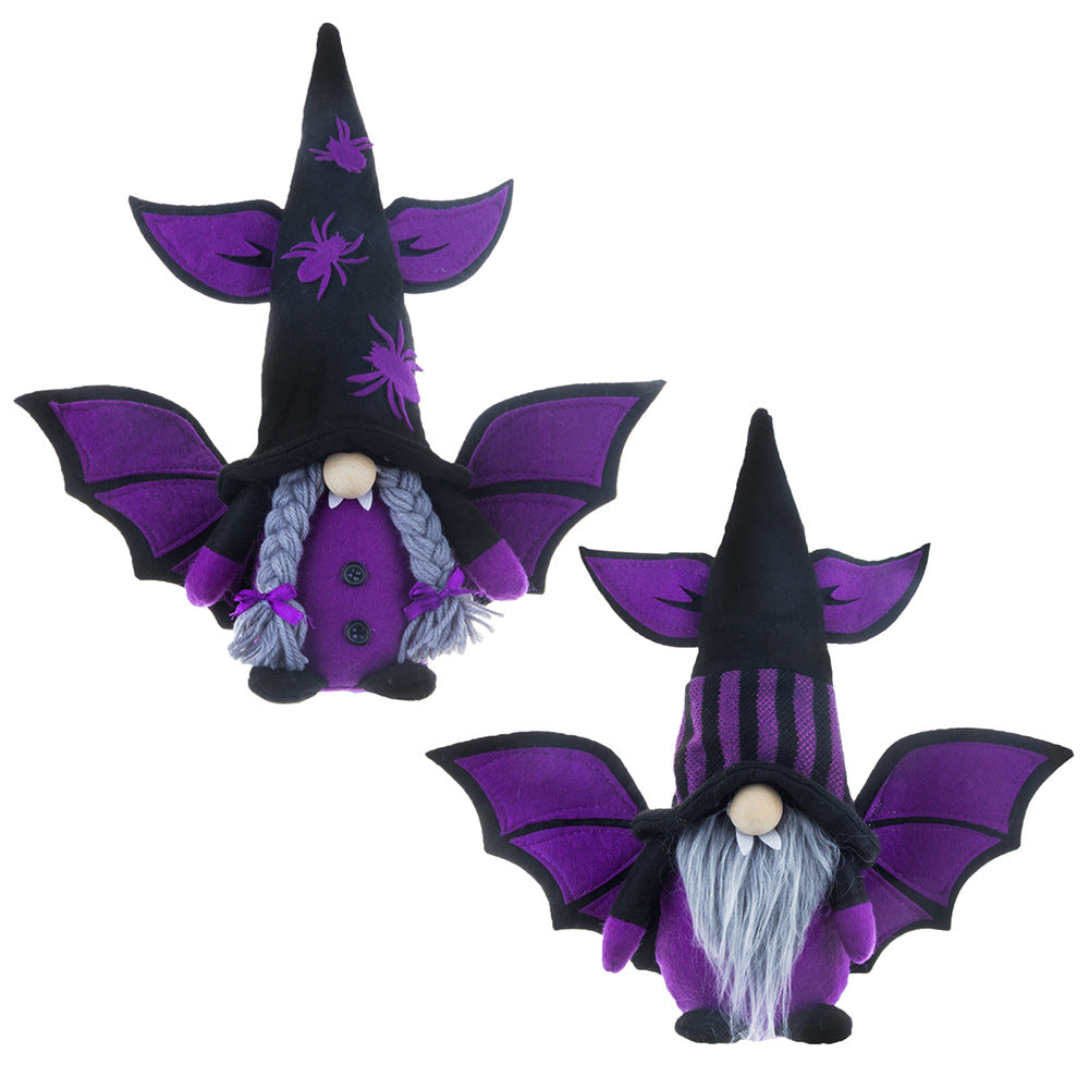 Bat Vampire Faceless Old Man Wings Halloween Dwarf
