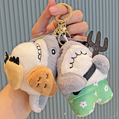 Creative Doll Plush Ball Keychain