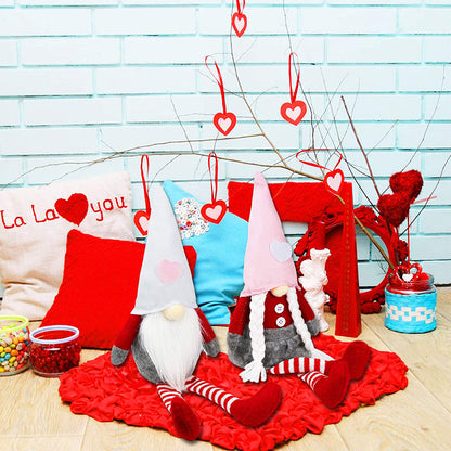 Valentine's Day non-woven bouquet doll ornaments
